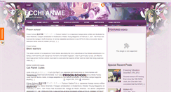Desktop Screenshot of ecchianime.info